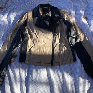 Faux leather jacket